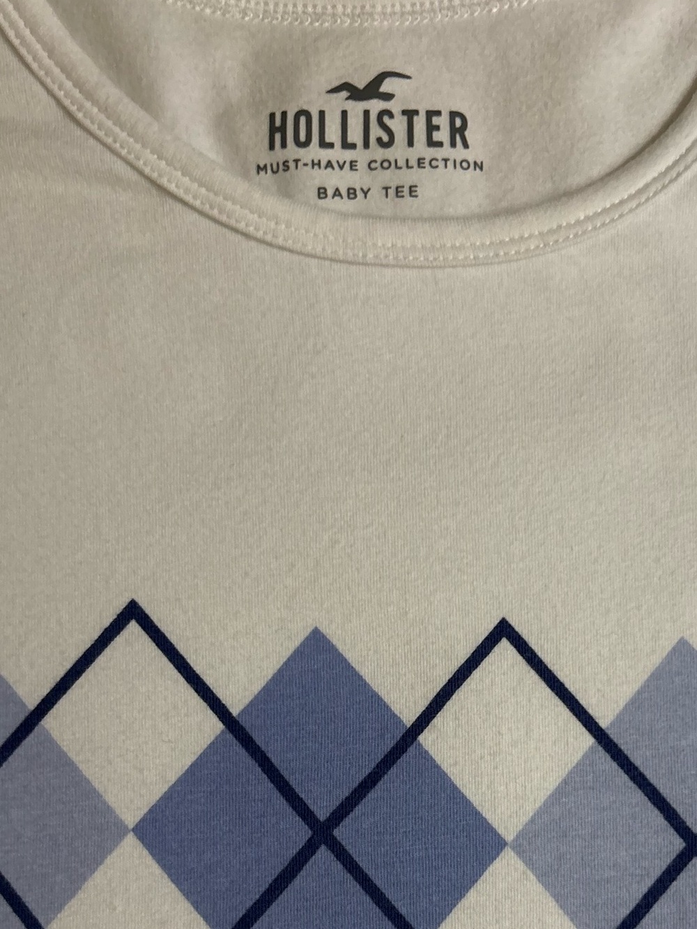 HOLLISTER CROPPED BABY TEE STRETCH SIZE M NWOT - Picture 4 of 9